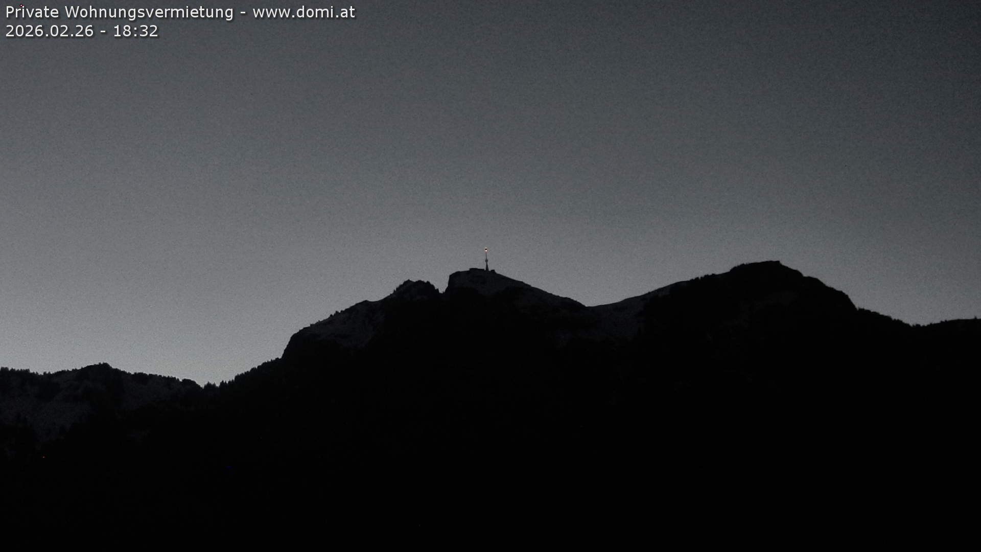 Archiv Foto Webcam Blick von Bangs, Feldkirch auf den Hohen Kasten