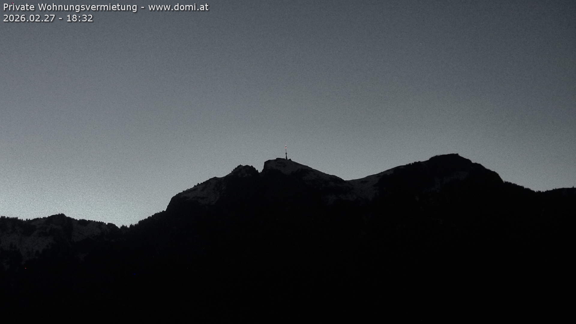 Archiv Foto Webcam Blick von Bangs, Feldkirch auf den Hohen Kasten