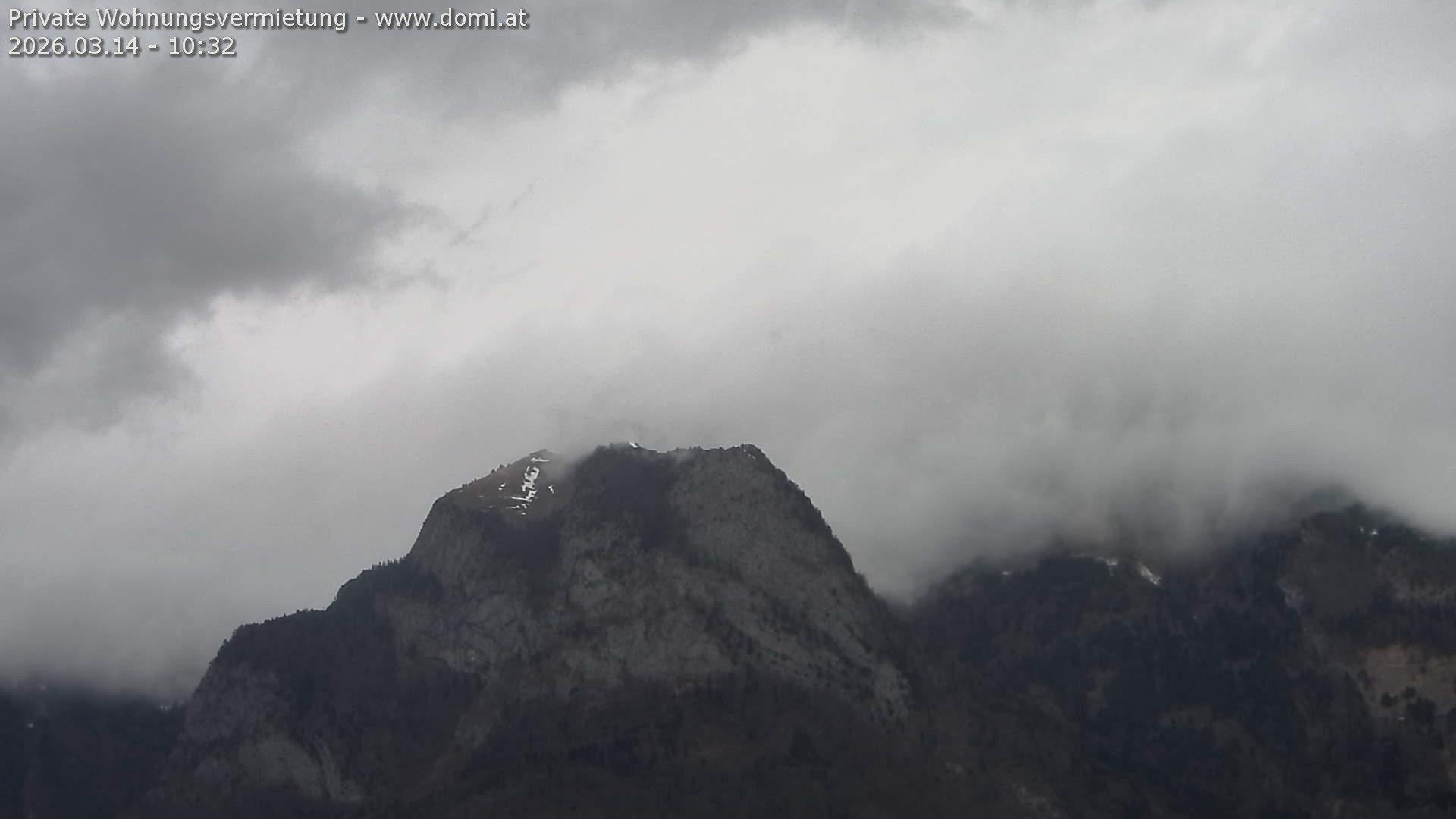 Archiv Foto Webcam Blick von Bangs, Feldkirch auf den Hohen Kasten
