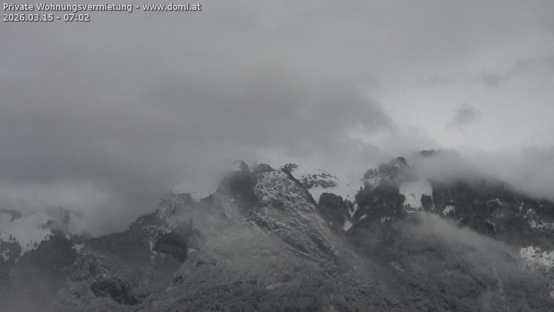 Archiv Foto Webcam Blick von Bangs, Feldkirch auf den Hohen Kasten