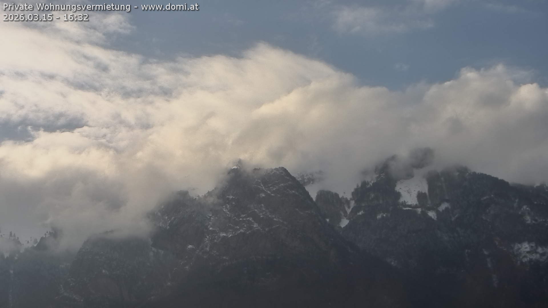 Archiv Foto Webcam Blick von Bangs, Feldkirch auf den Hohen Kasten