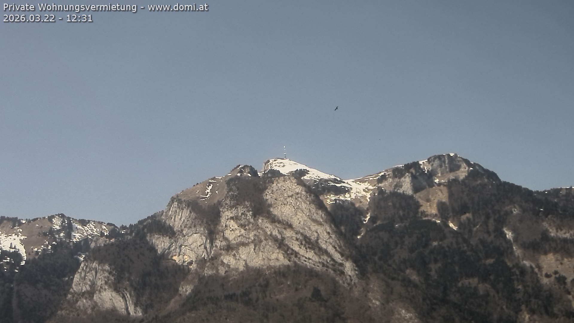 Archiv Foto Webcam Blick von Bangs, Feldkirch auf den Hohen Kasten