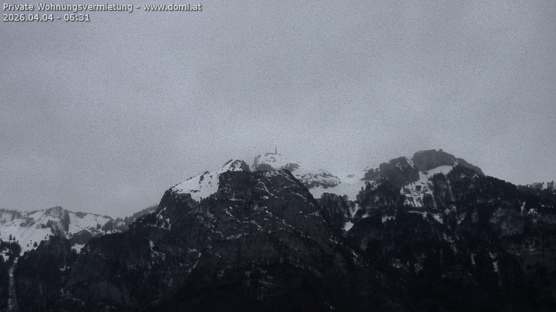 Archiv Foto Webcam Blick von Bangs, Feldkirch auf den Hohen Kasten