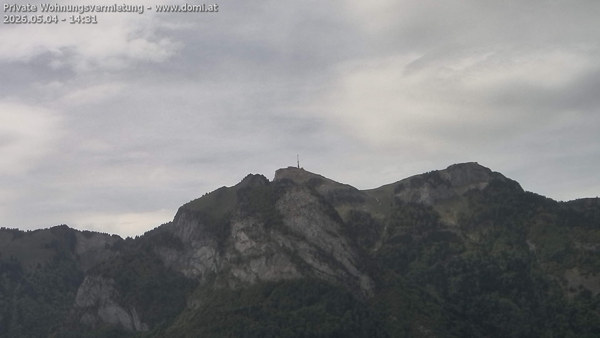 Archiv Foto Webcam Blick von Bangs, Feldkirch auf den Hohen Kasten