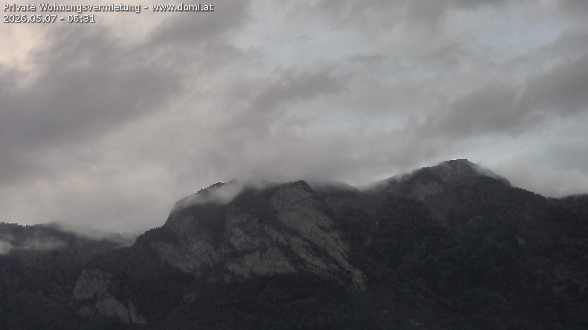 Archiv Foto Webcam Blick von Bangs, Feldkirch auf den Hohen Kasten