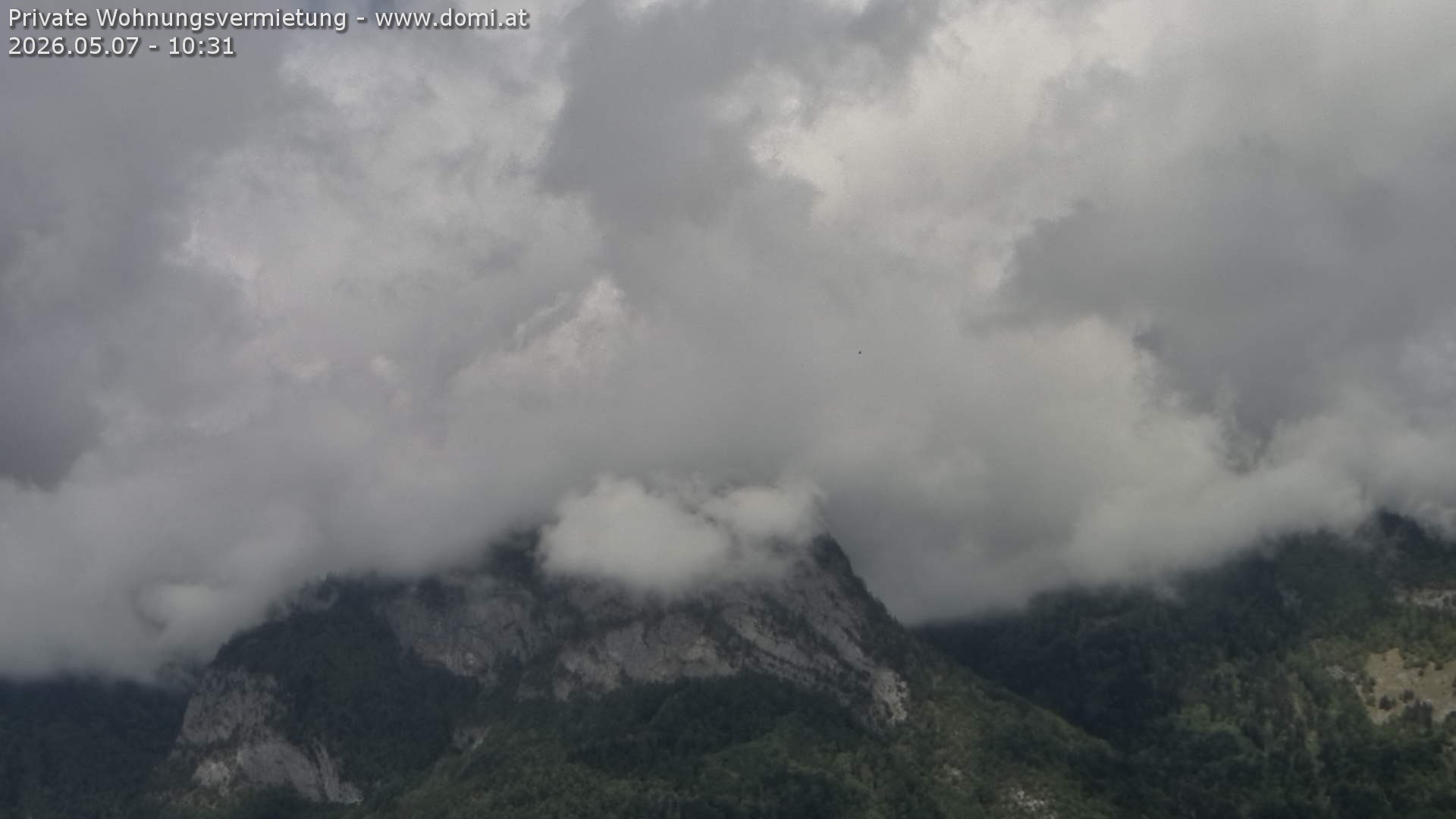 Archiv Foto Webcam Blick von Bangs, Feldkirch auf den Hohen Kasten