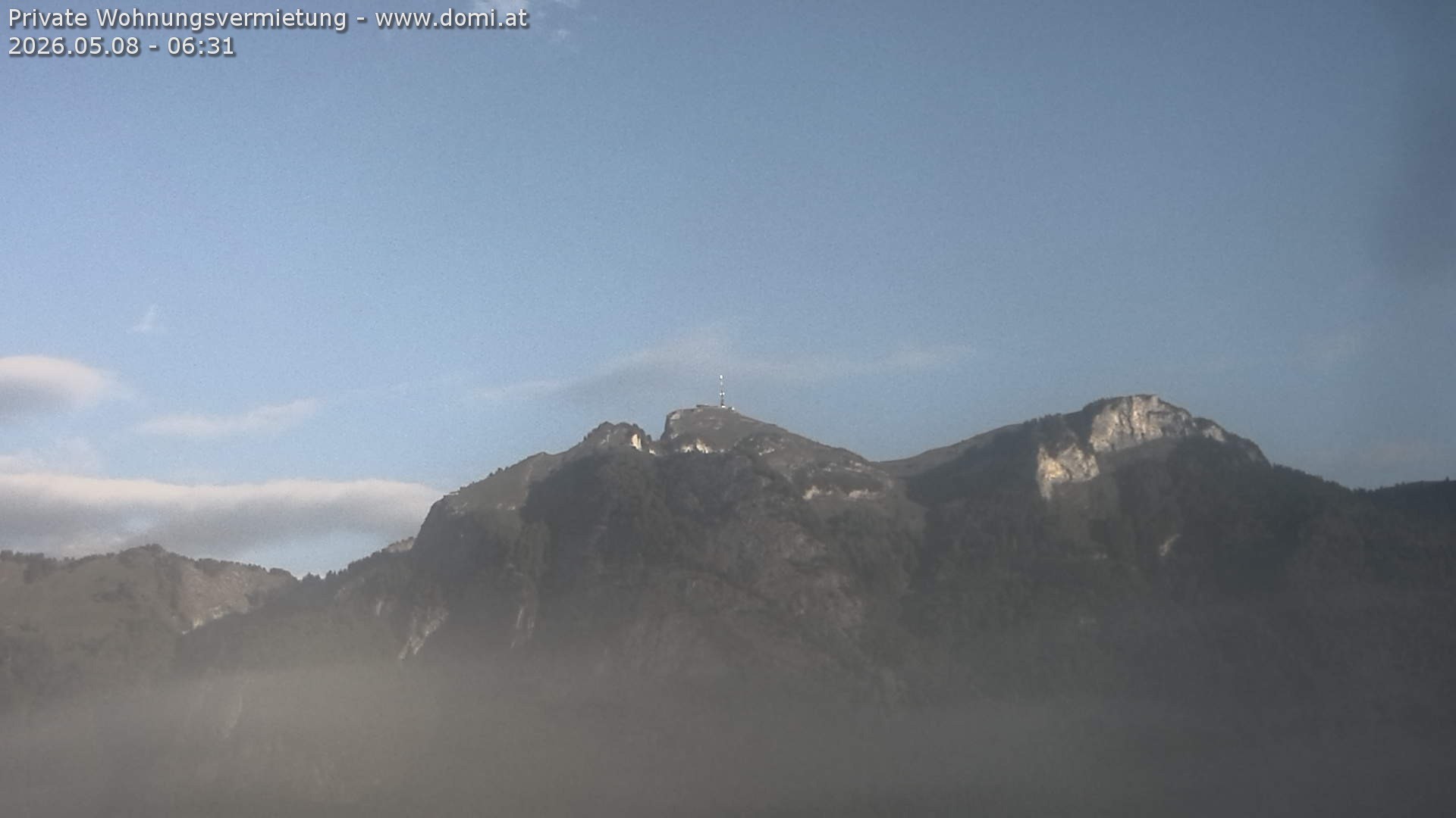 Archiv Foto Webcam Blick von Bangs, Feldkirch auf den Hohen Kasten