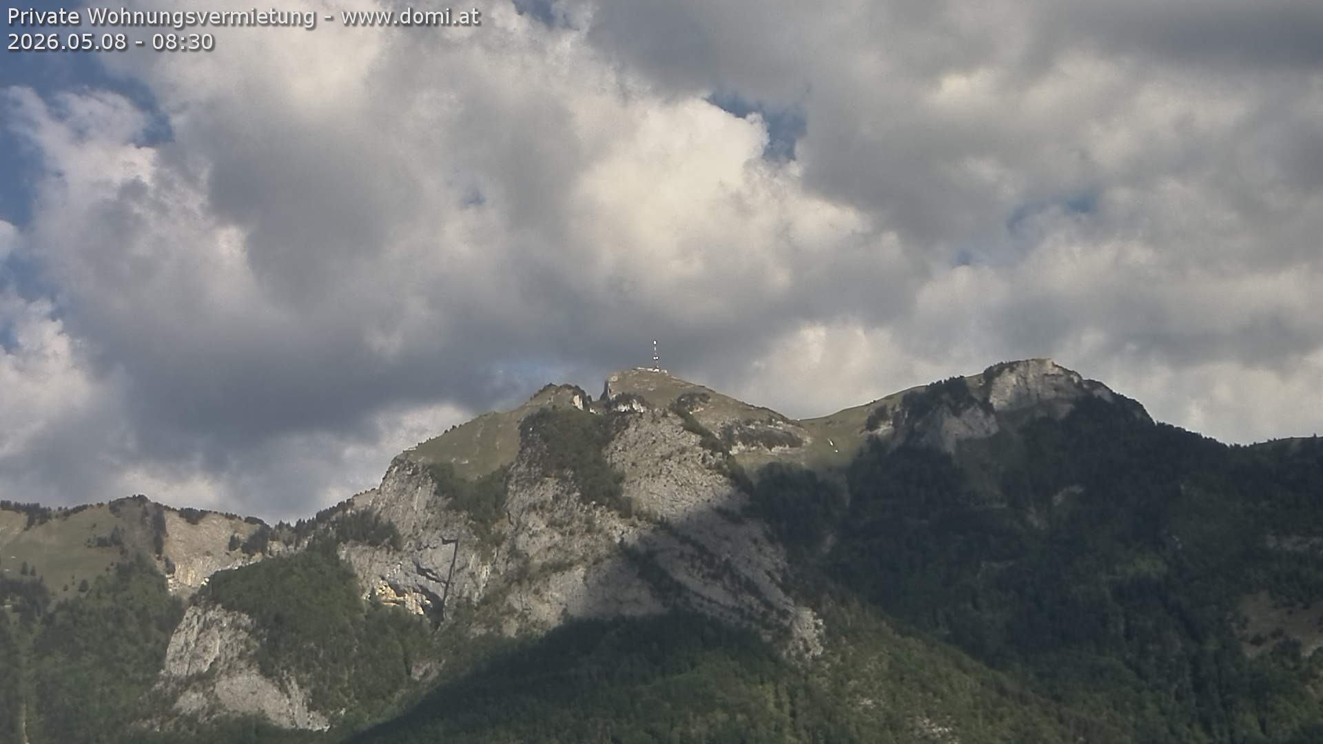 Archiv Foto Webcam Blick von Bangs, Feldkirch auf den Hohen Kasten