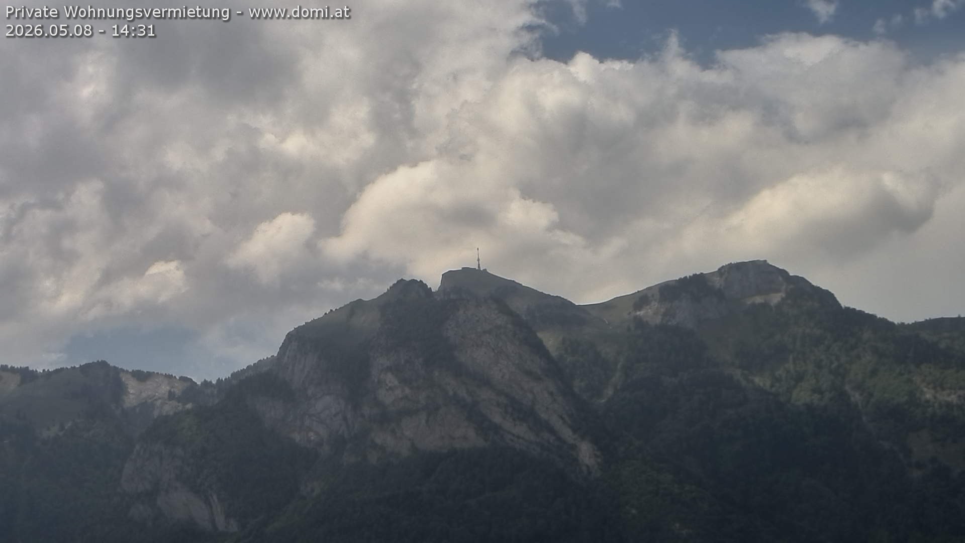 Archiv Foto Webcam Blick von Bangs, Feldkirch auf den Hohen Kasten