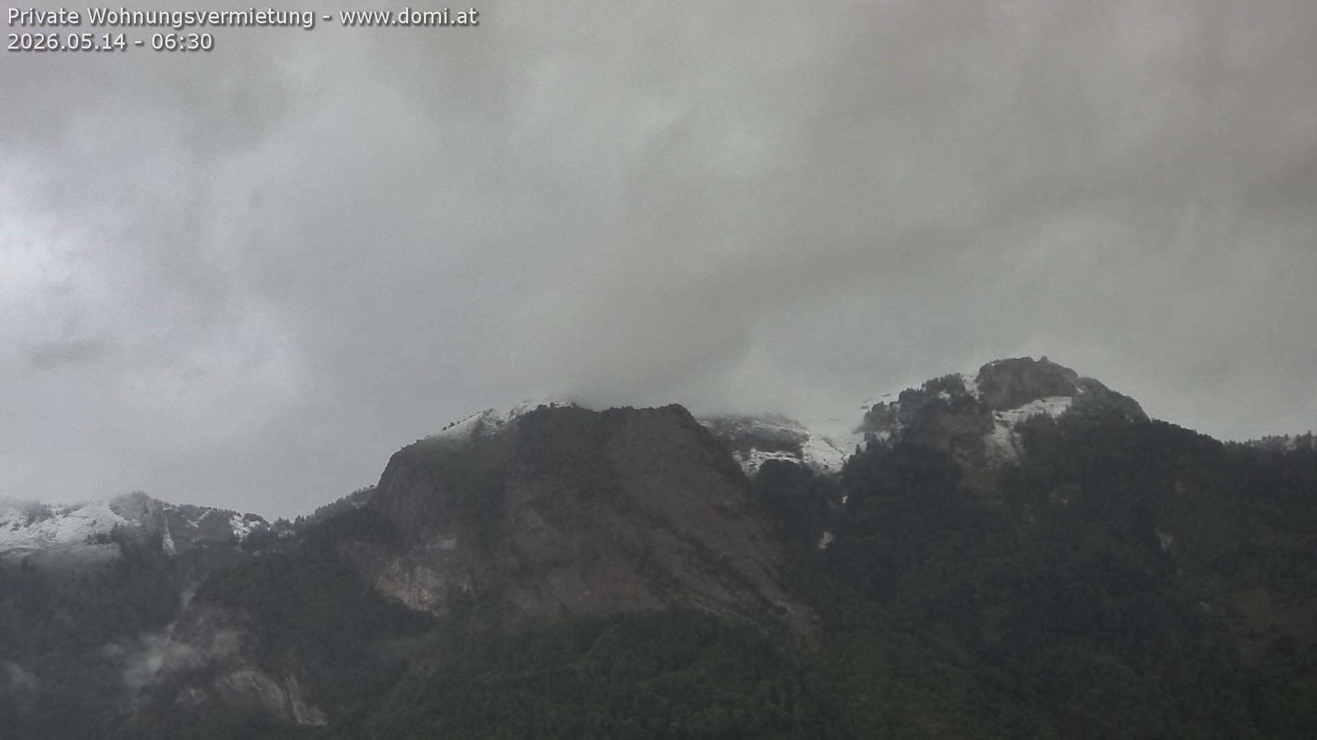 Archiv Foto Webcam Blick von Bangs, Feldkirch auf den Hohen Kasten