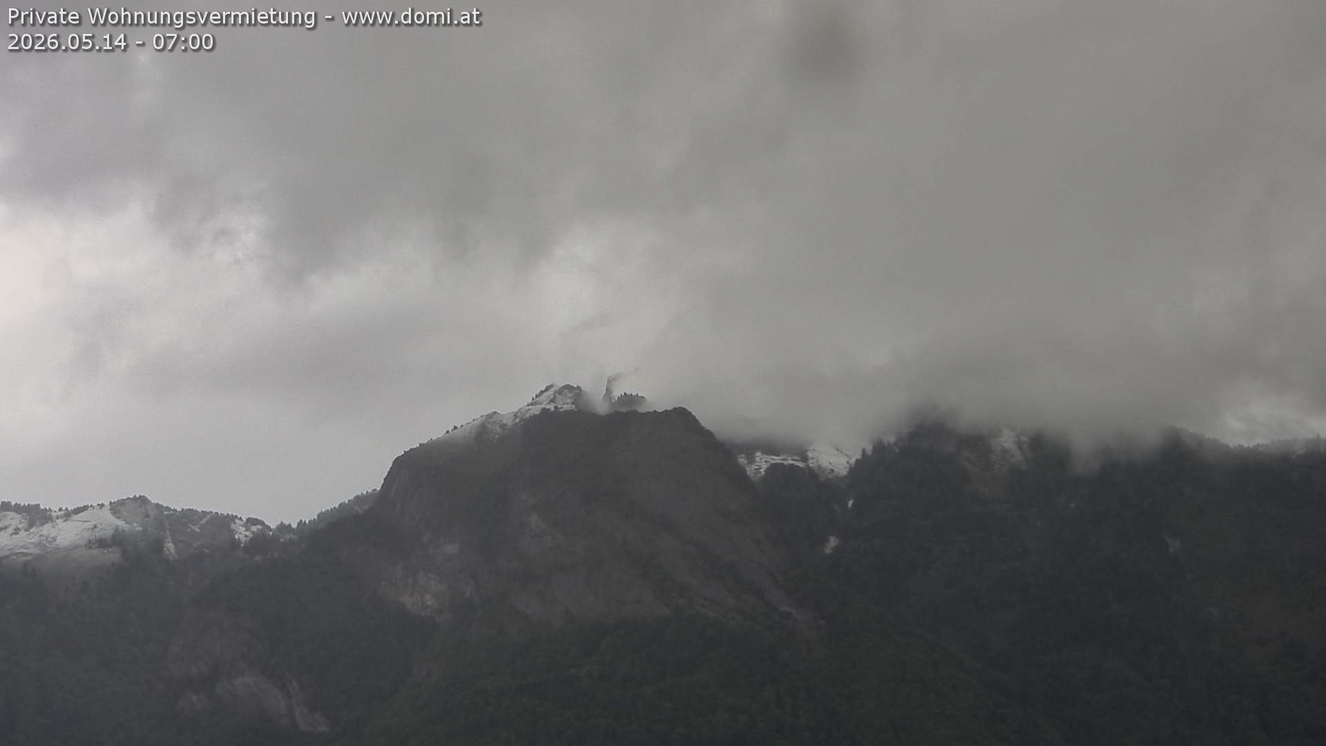 Archiv Foto Webcam Blick von Bangs, Feldkirch auf den Hohen Kasten
