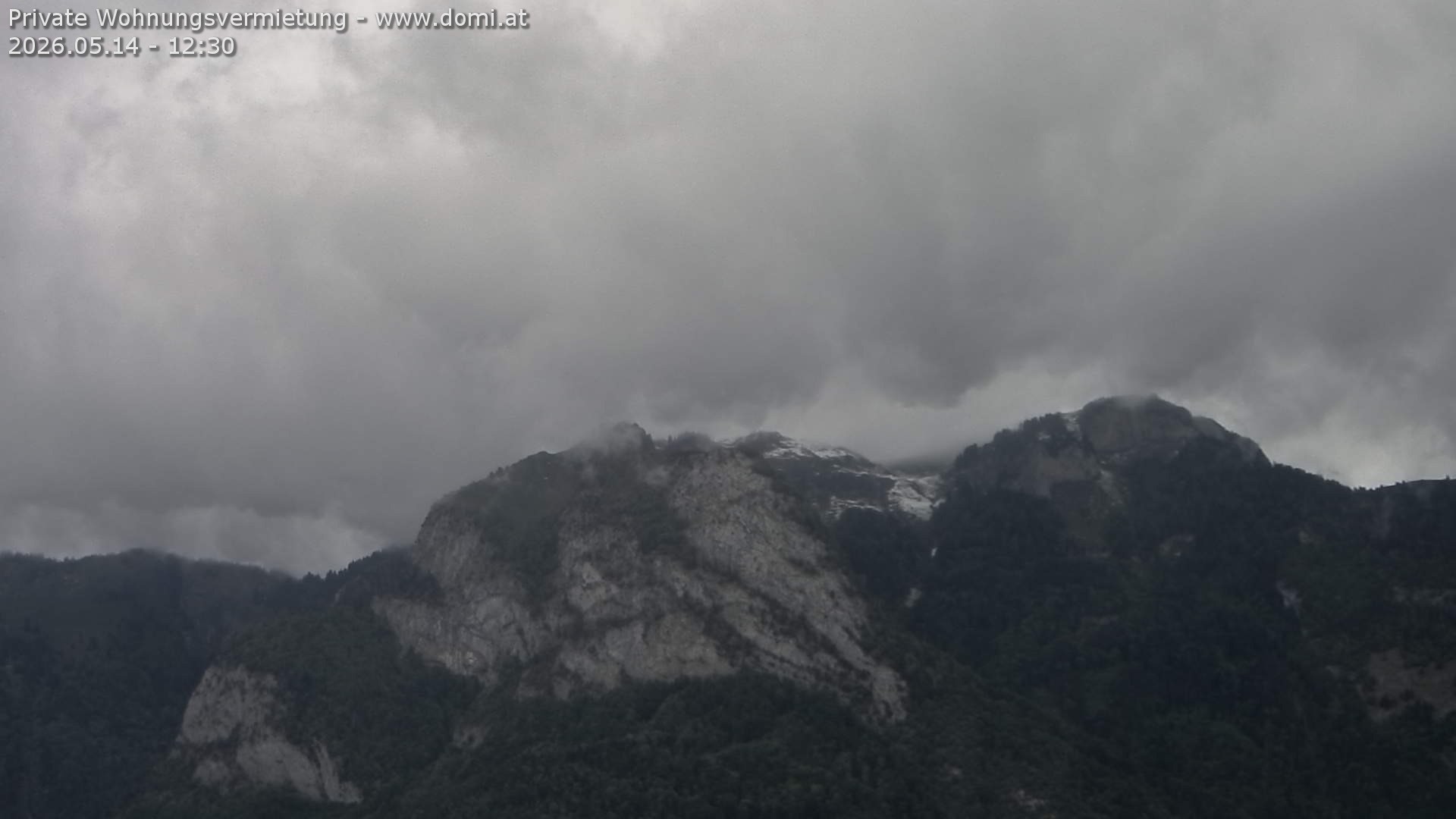 Archiv Foto Webcam Blick von Bangs, Feldkirch auf den Hohen Kasten