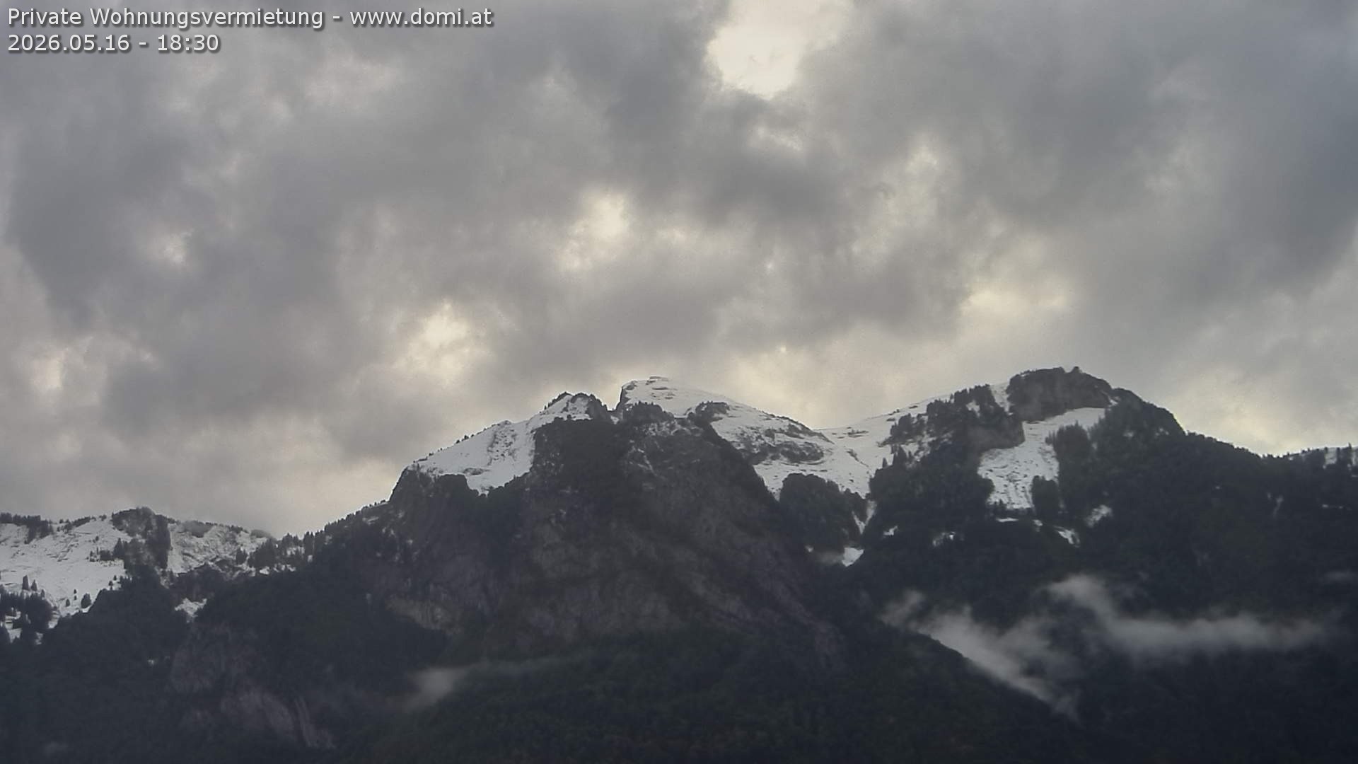 Archiv Foto Webcam Blick von Bangs, Feldkirch auf den Hohen Kasten