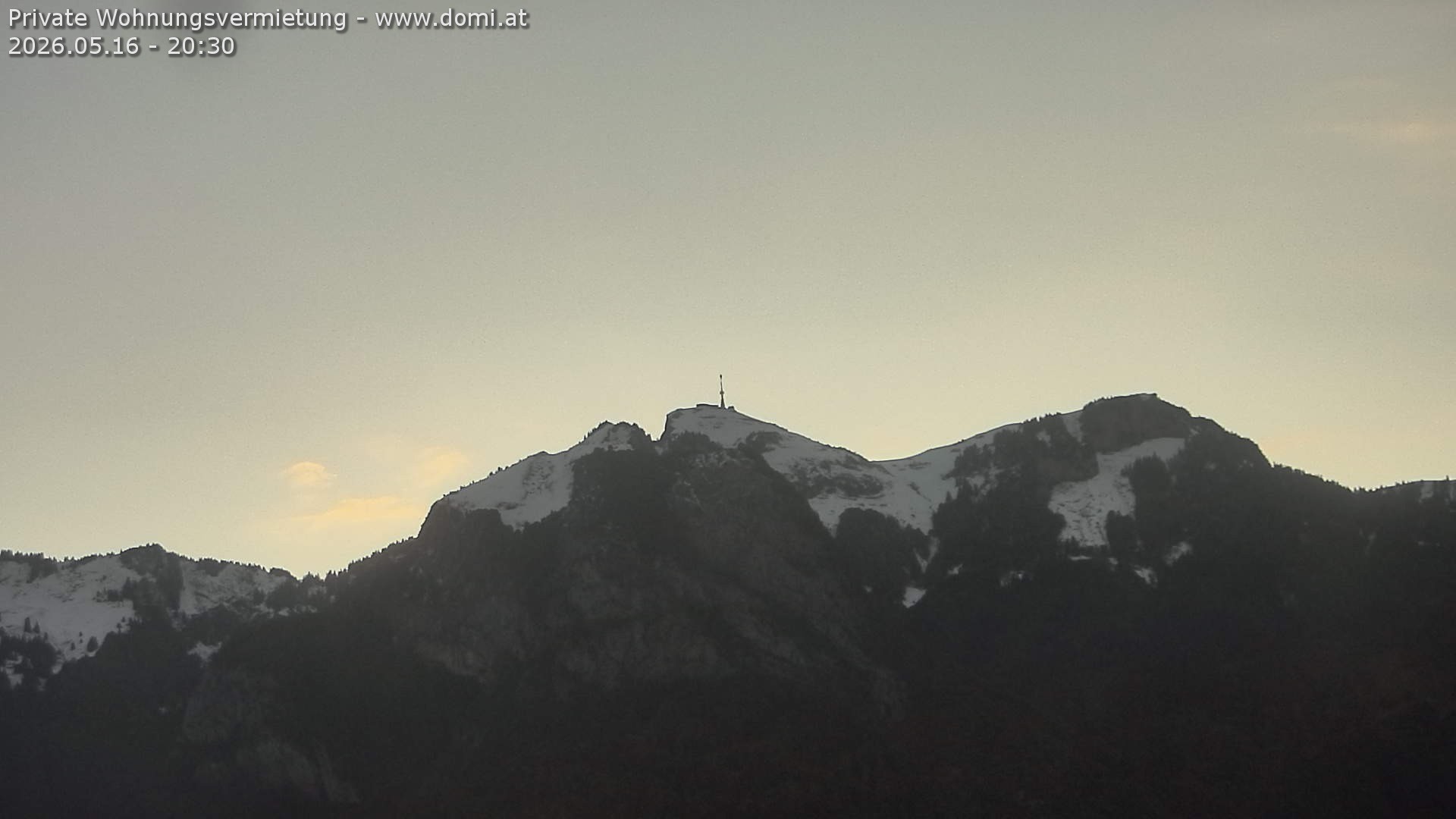 Archiv Foto Webcam Blick von Bangs, Feldkirch auf den Hohen Kasten