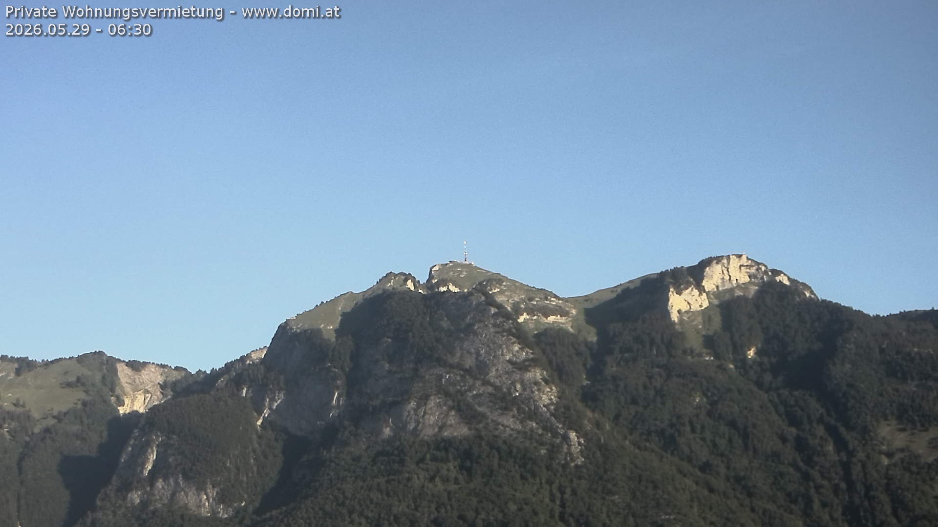Archiv Foto Webcam Blick von Bangs, Feldkirch auf den Hohen Kasten