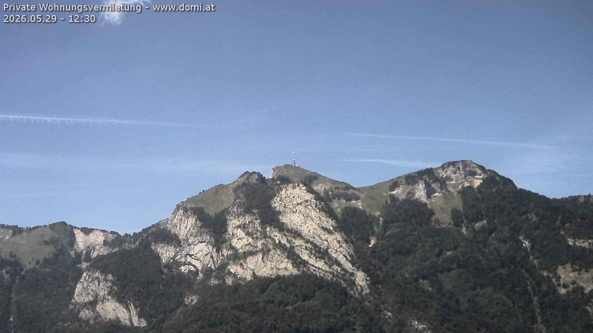 Archiv Foto Webcam Blick von Bangs, Feldkirch auf den Hohen Kasten