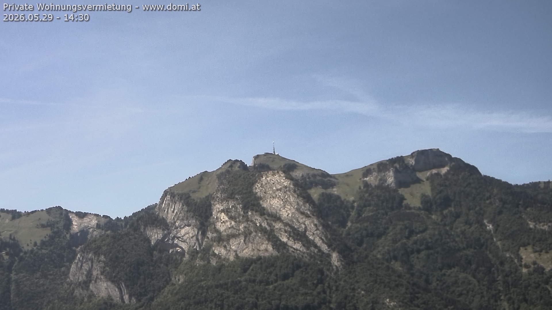 Archiv Foto Webcam Blick von Bangs, Feldkirch auf den Hohen Kasten