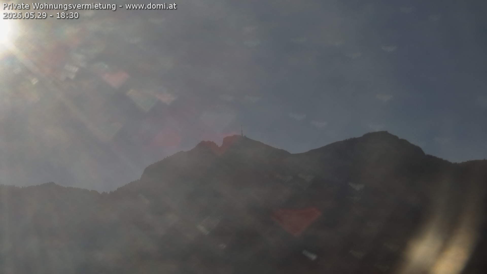 Archiv Foto Webcam Blick von Bangs, Feldkirch auf den Hohen Kasten