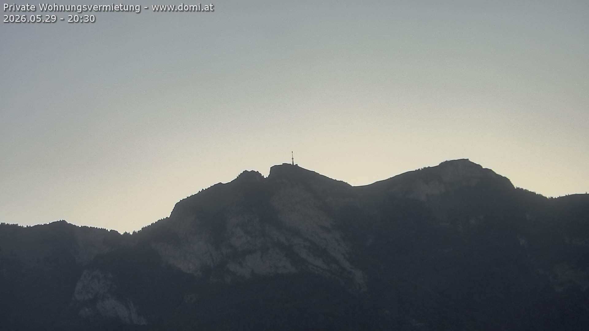 Archiv Foto Webcam Blick von Bangs, Feldkirch auf den Hohen Kasten