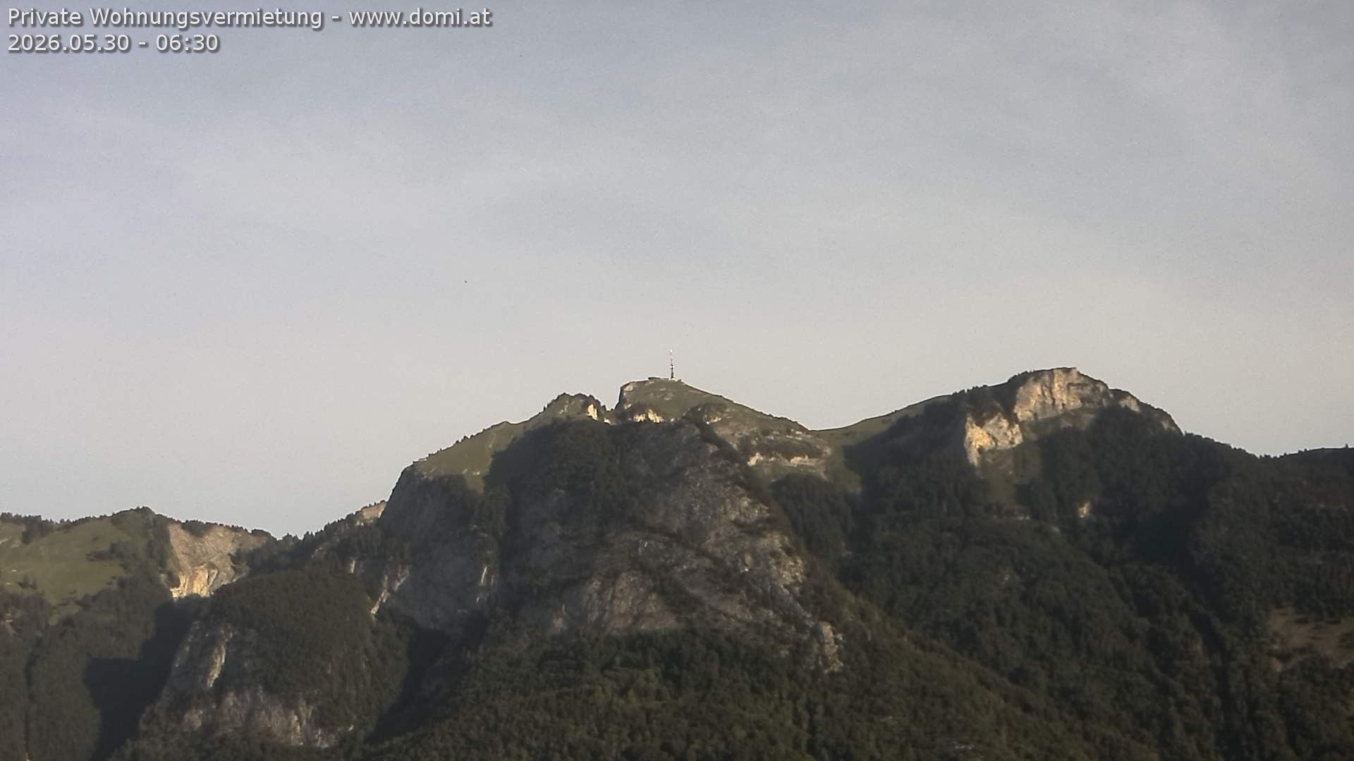 Archiv Foto Webcam Blick von Bangs, Feldkirch auf den Hohen Kasten