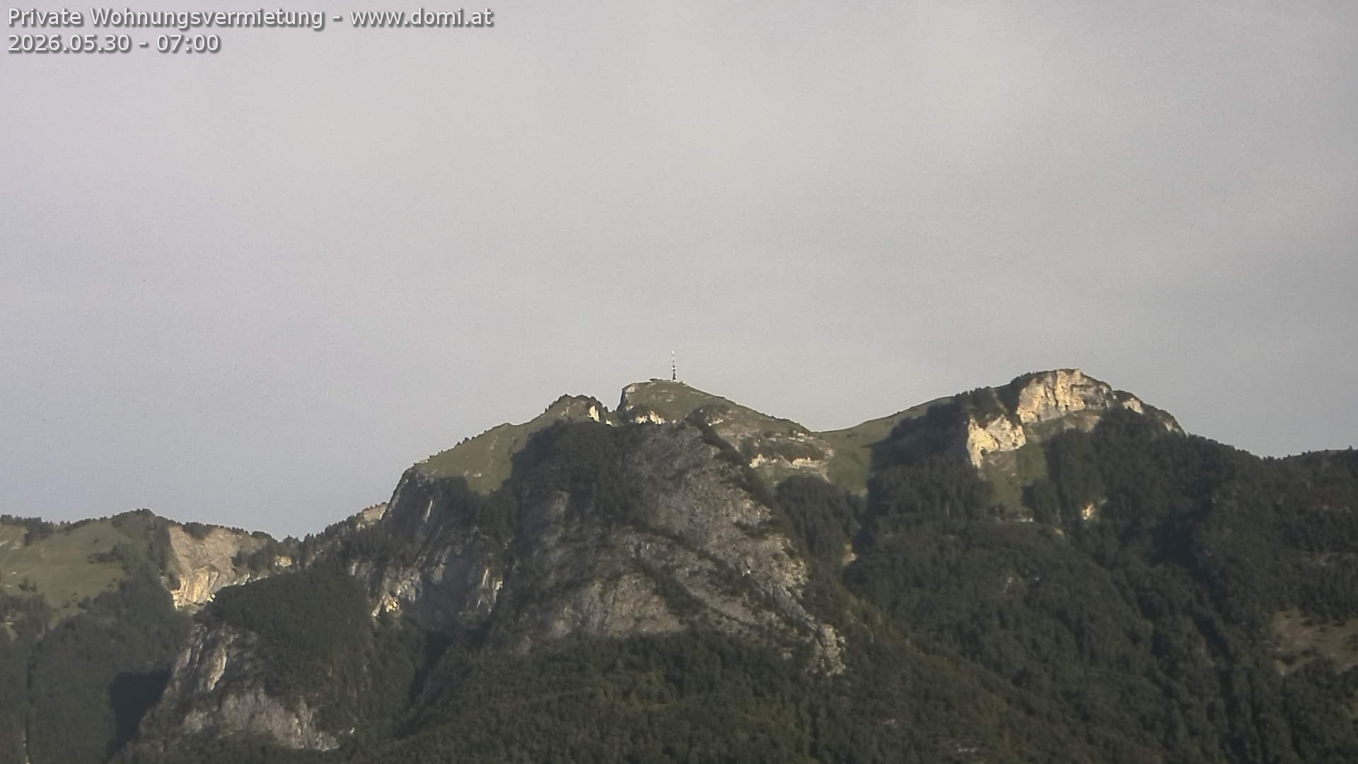 Archiv Foto Webcam Blick von Bangs, Feldkirch auf den Hohen Kasten