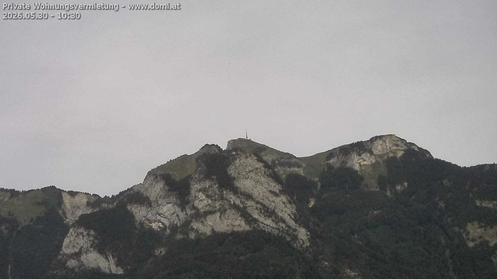 Archiv Foto Webcam Blick von Bangs, Feldkirch auf den Hohen Kasten