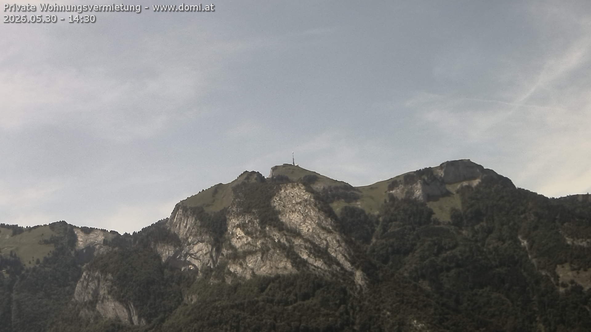 Archiv Foto Webcam Blick von Bangs, Feldkirch auf den Hohen Kasten