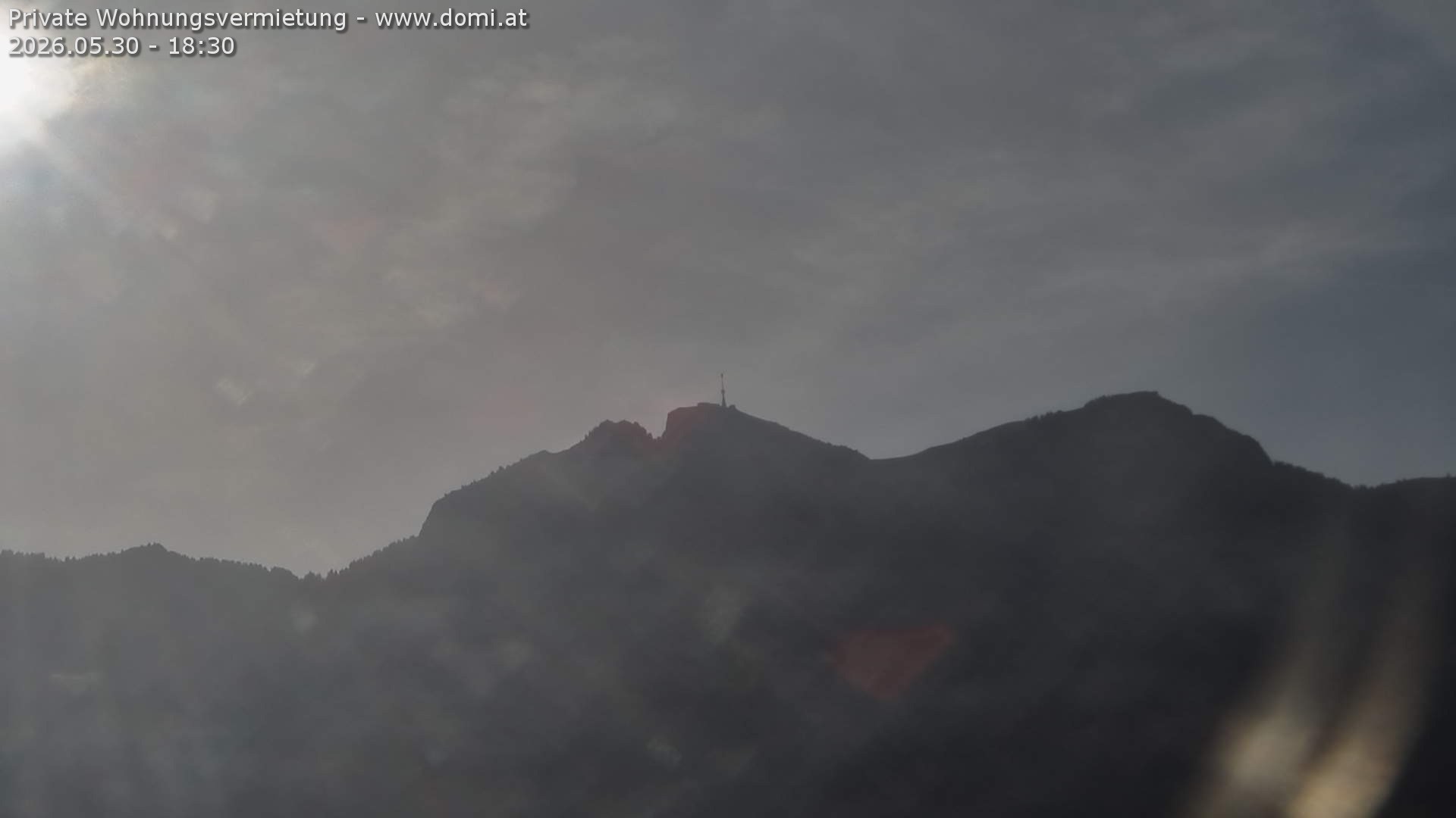 Archiv Foto Webcam Blick von Bangs, Feldkirch auf den Hohen Kasten