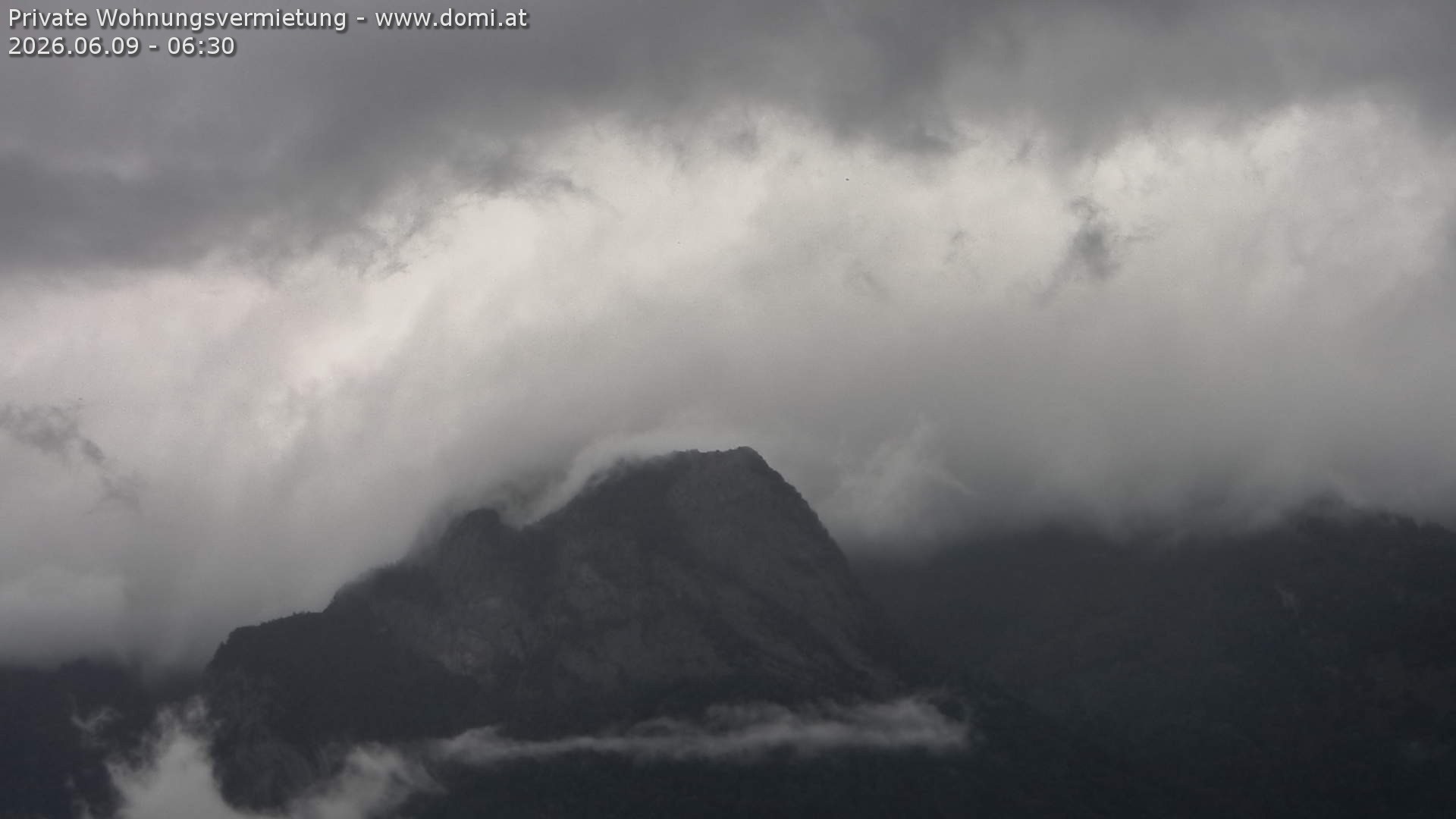 Archiv Foto Webcam Blick von Bangs, Feldkirch auf den Hohen Kasten