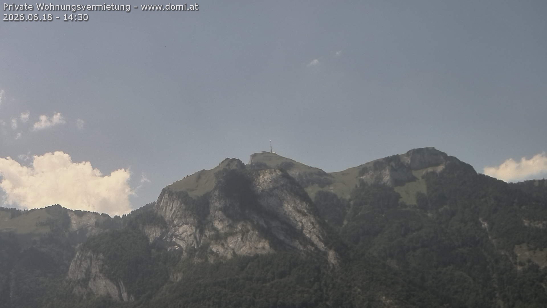 Archiv Foto Webcam Blick von Bangs, Feldkirch auf den Hohen Kasten