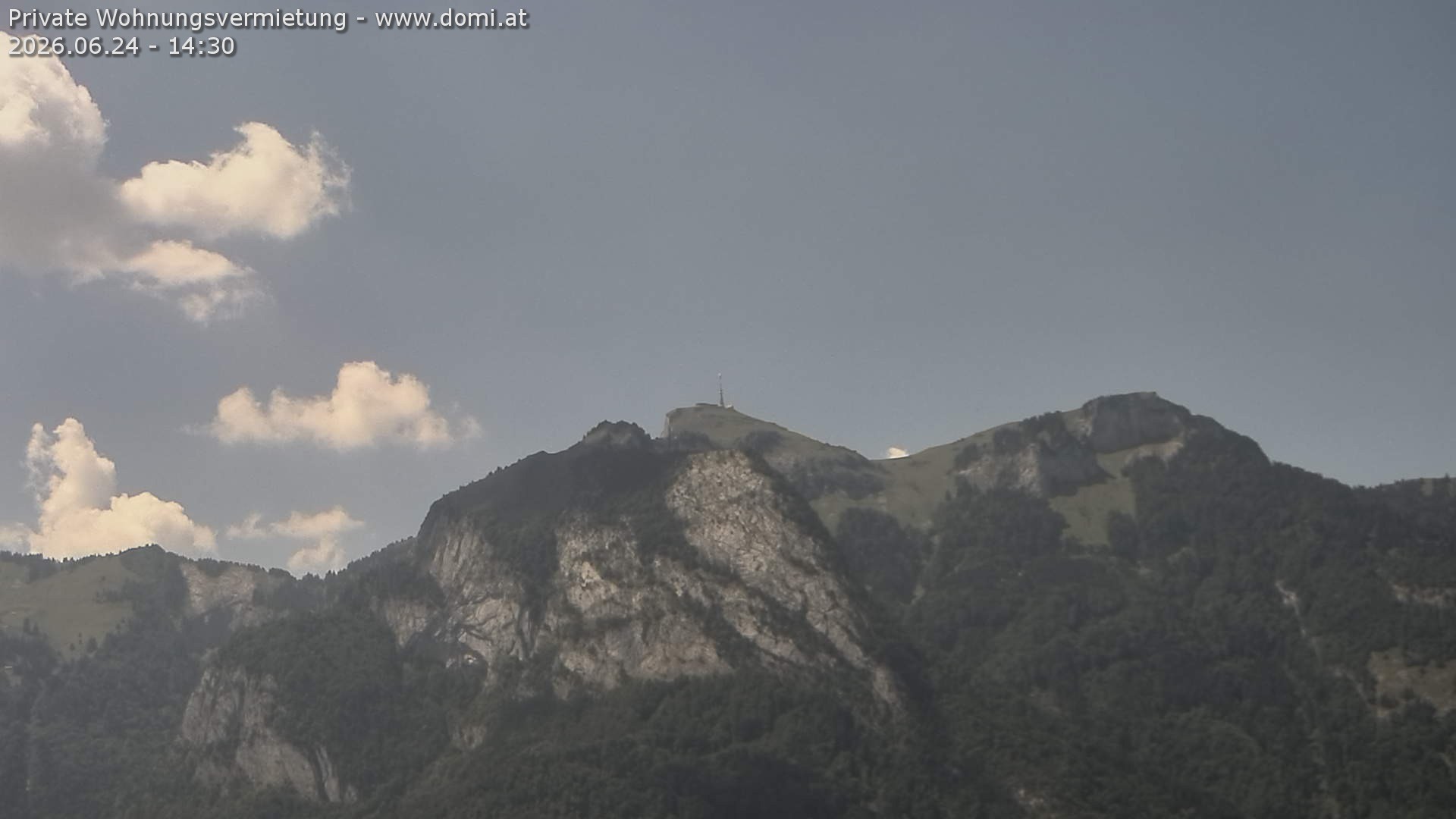 Archiv Foto Webcam Blick von Bangs, Feldkirch auf den Hohen Kasten