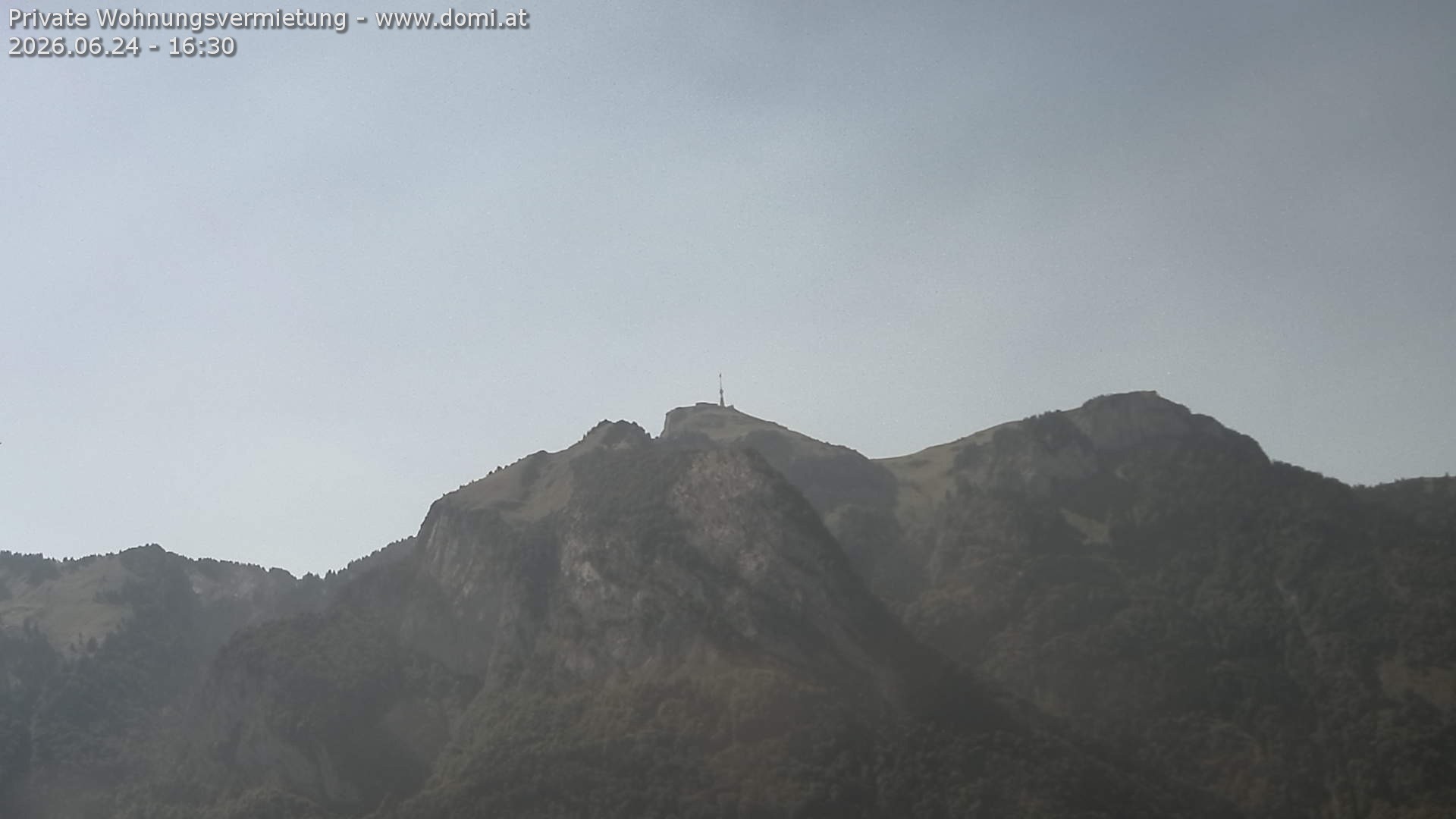 Archiv Foto Webcam Blick von Bangs, Feldkirch auf den Hohen Kasten
