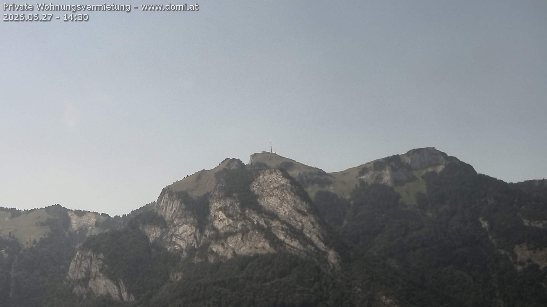 Archiv Foto Webcam Blick von Bangs, Feldkirch auf den Hohen Kasten