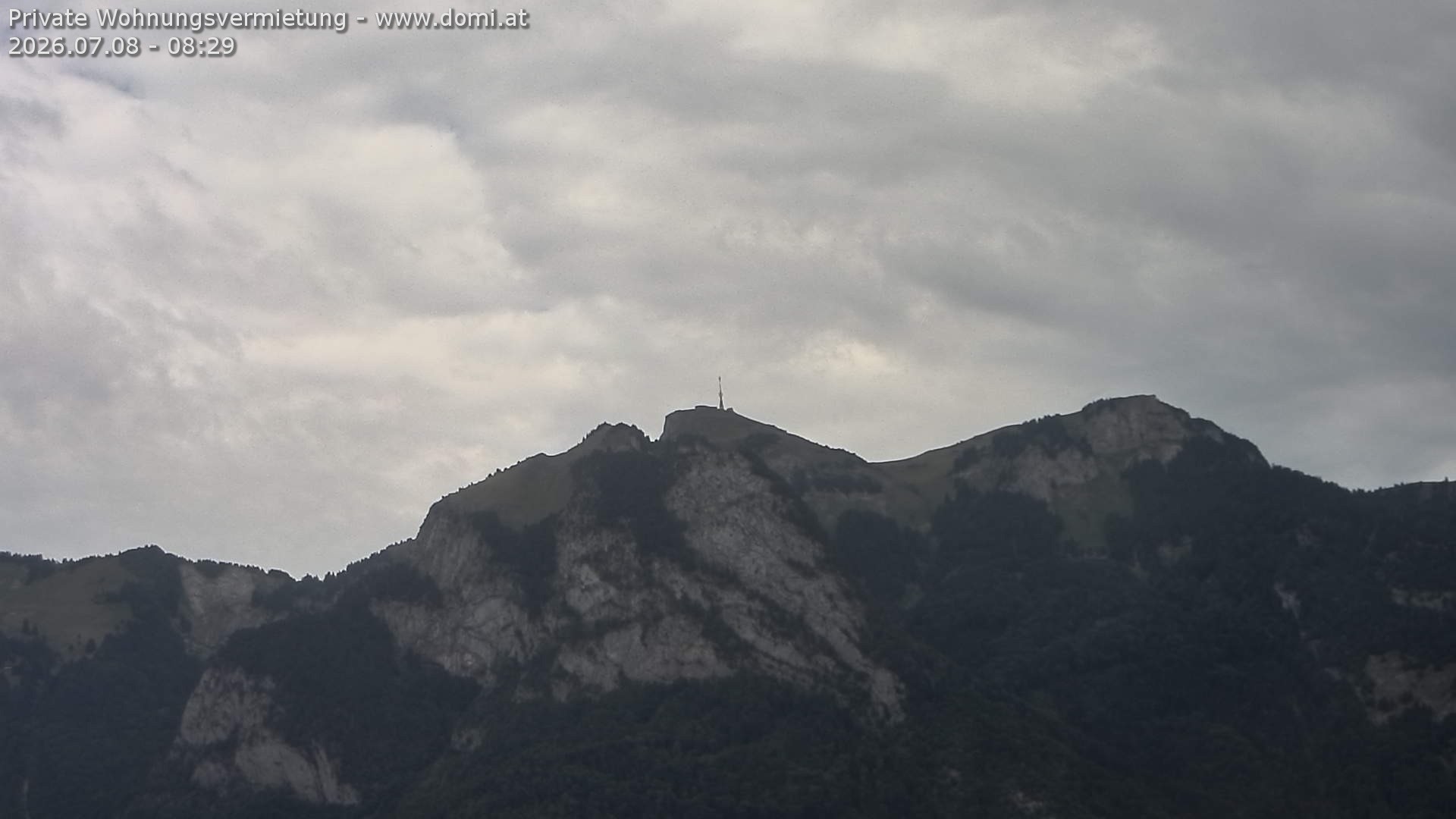 Archiv Foto Webcam Blick von Bangs, Feldkirch auf den Hohen Kasten