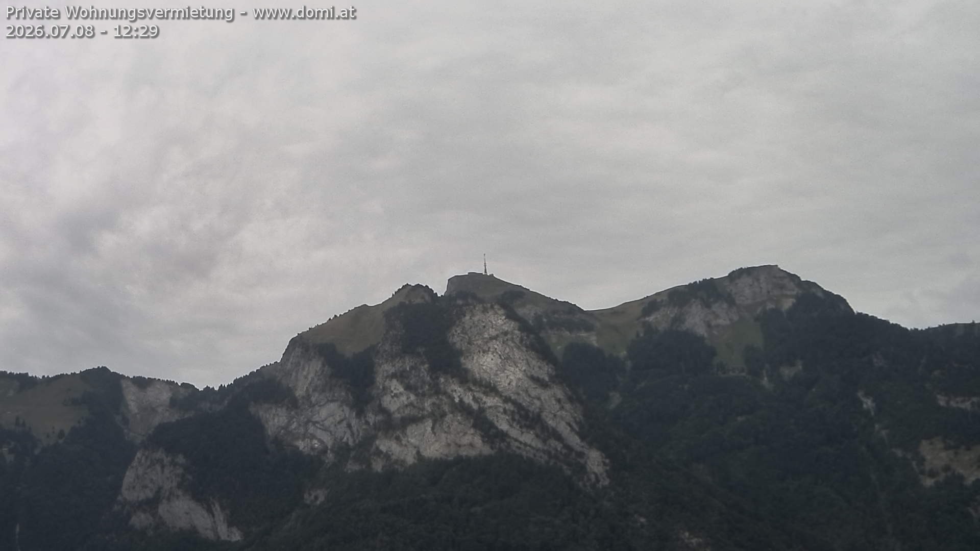 Archiv Foto Webcam Blick von Bangs, Feldkirch auf den Hohen Kasten