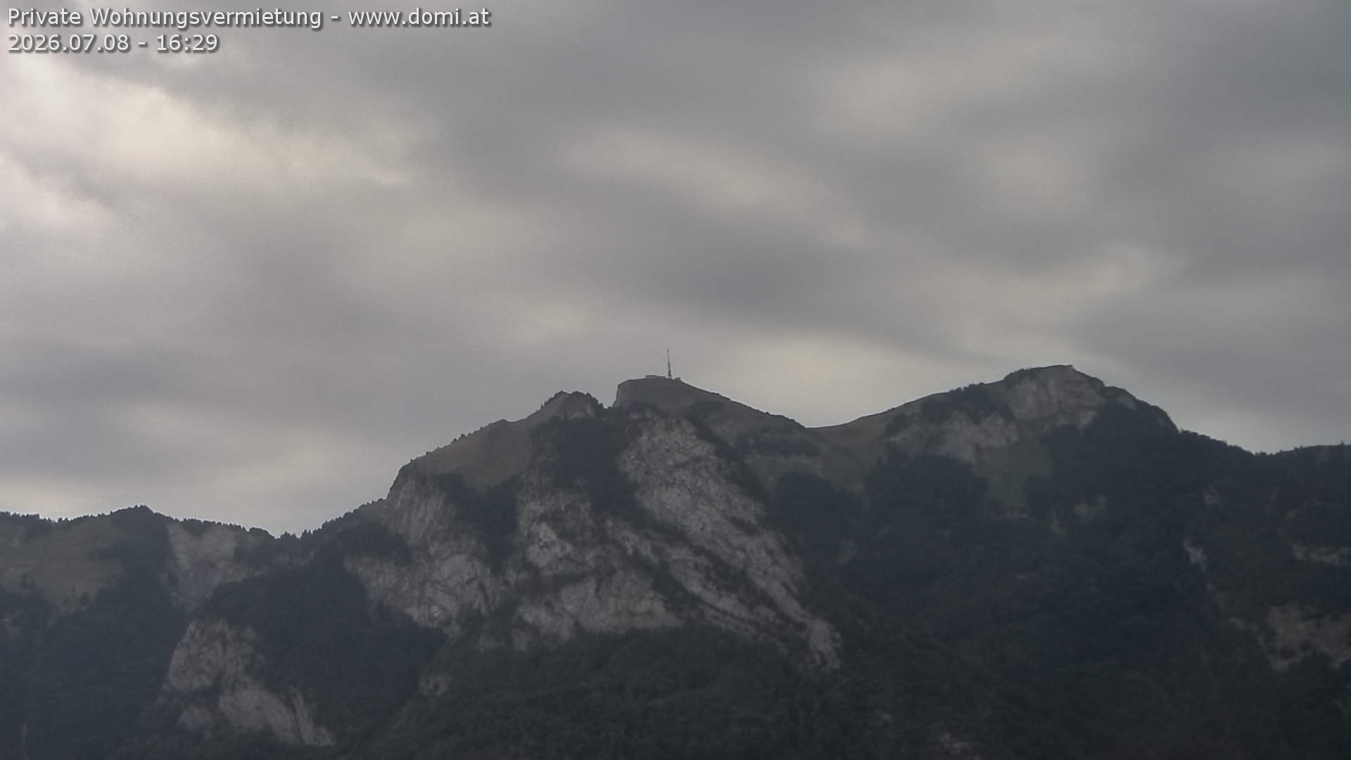 Archiv Foto Webcam Blick von Bangs, Feldkirch auf den Hohen Kasten