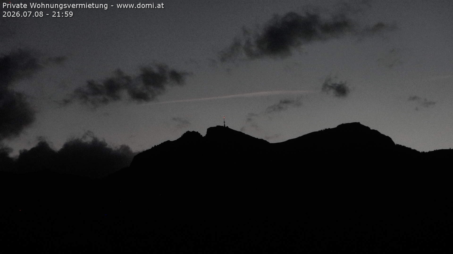 Archiv Foto Webcam Blick von Bangs, Feldkirch auf den Hohen Kasten