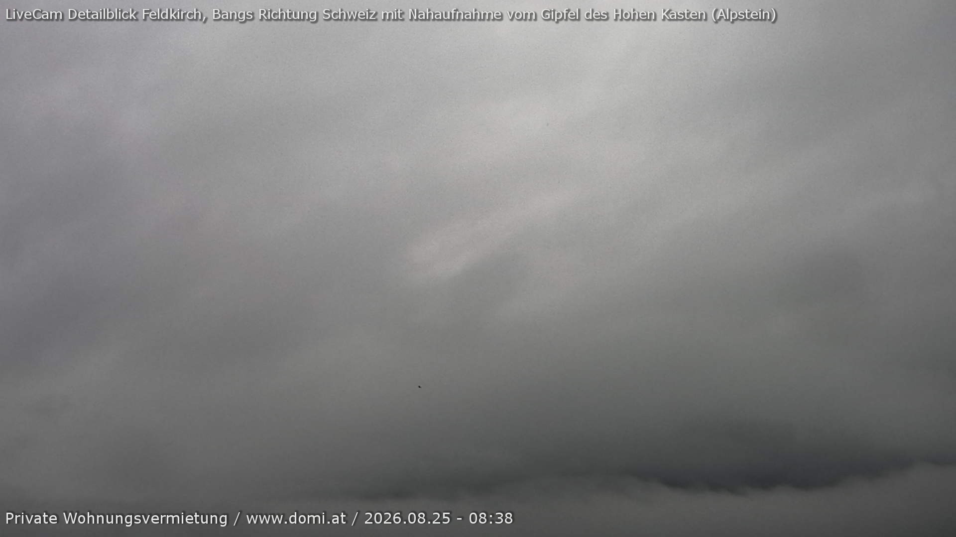 Archiv Foto Webcam Blick von Bangs, Feldkirch auf den Hohen Kasten
