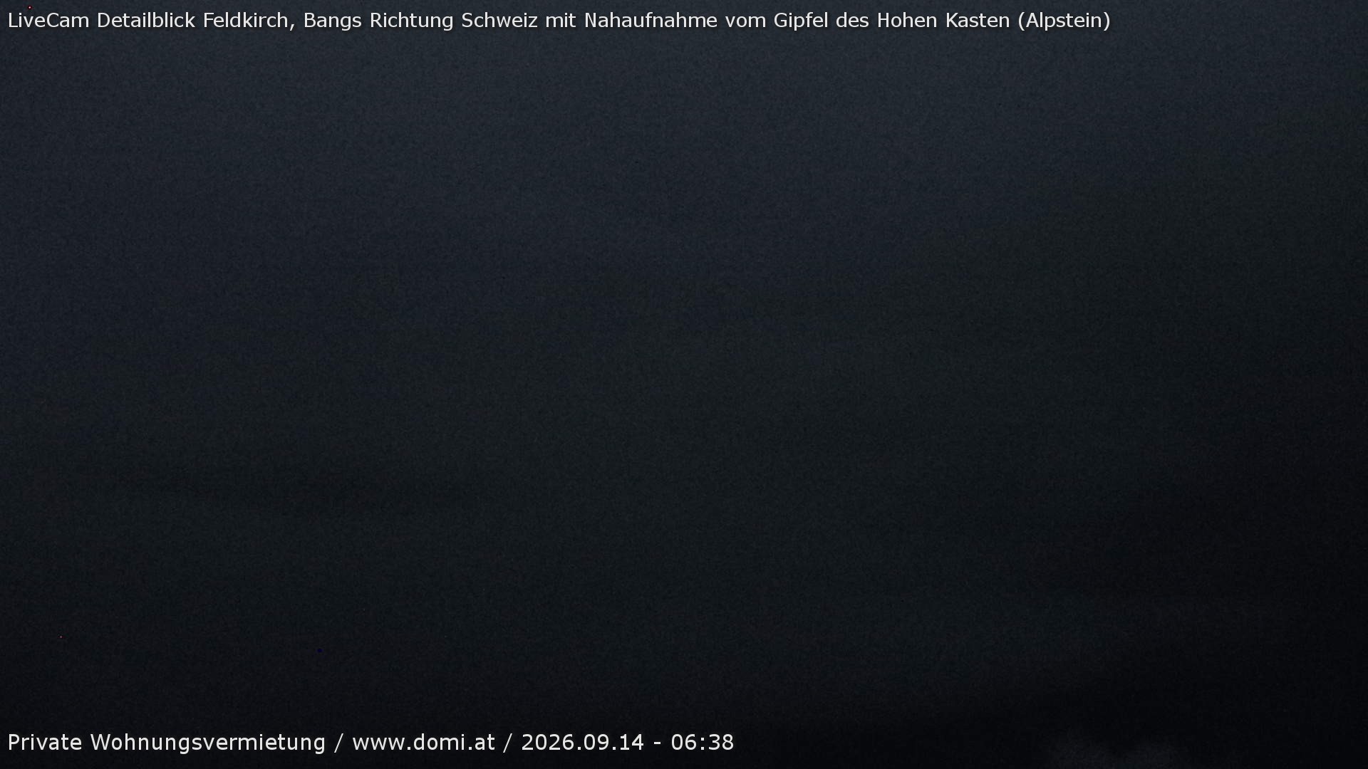 Archiv Foto Webcam Blick von Bangs, Feldkirch auf den Hohen Kasten