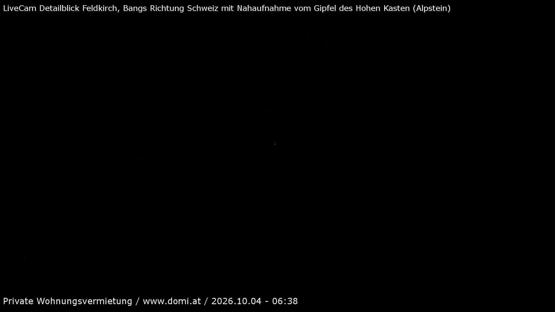 Archiv Foto Webcam Blick von Bangs, Feldkirch auf den Hohen Kasten