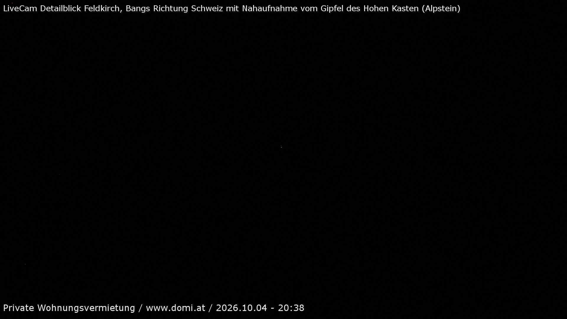 Archiv Foto Webcam Blick von Bangs, Feldkirch auf den Hohen Kasten
