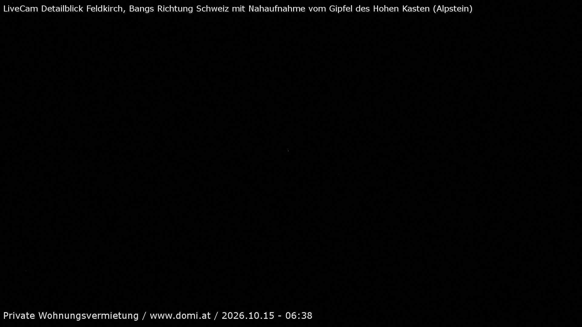 Archiv Foto Webcam Blick von Bangs, Feldkirch auf den Hohen Kasten