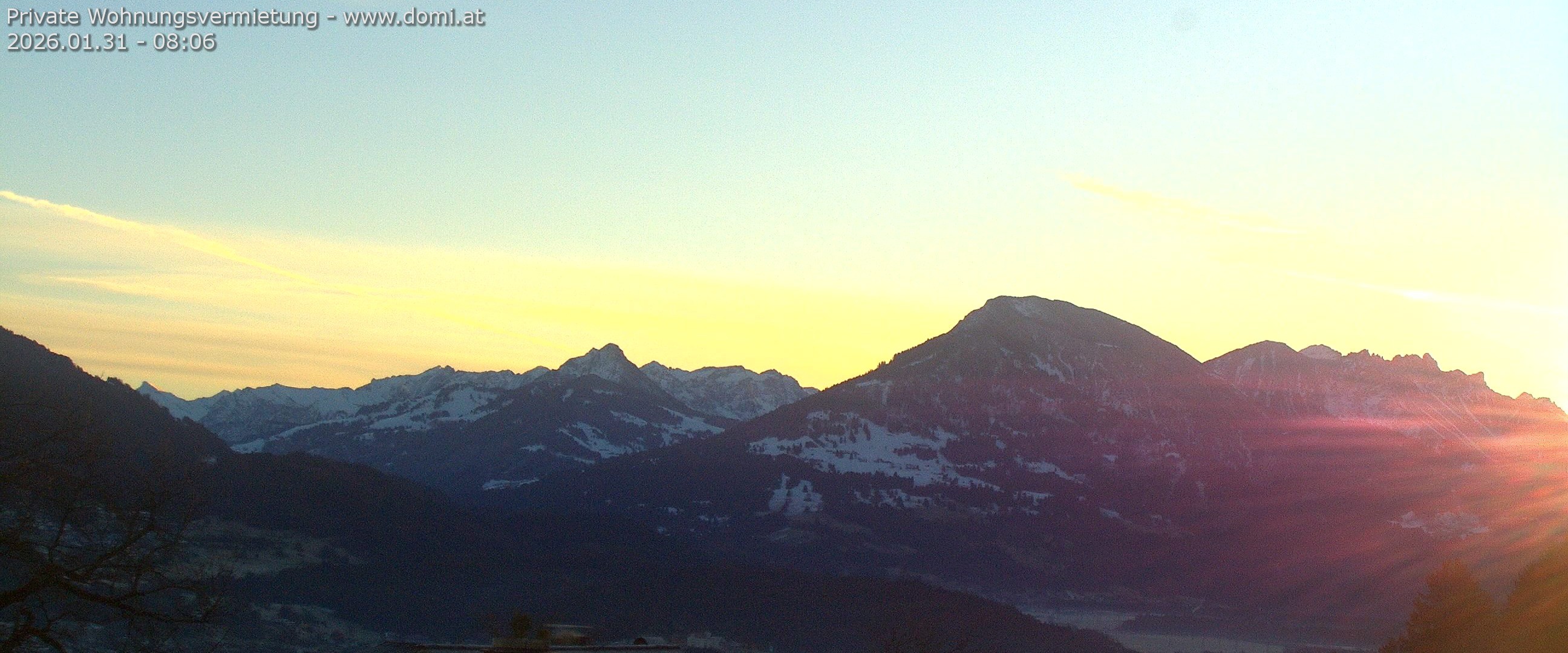 Archiv Foto Webcam Ausblick von Gampelün auf Walgau, Hoher Fraßen und Breithorn