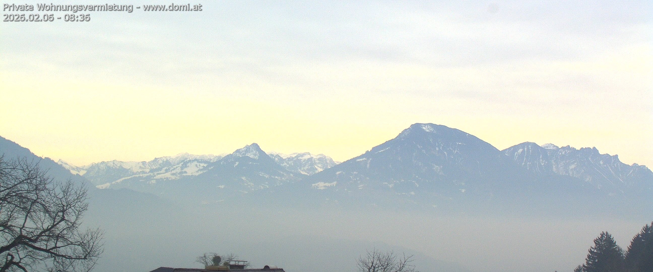 Archiv Foto Webcam Ausblick von Gampelün auf Walgau, Hoher Fraßen und Breithorn
