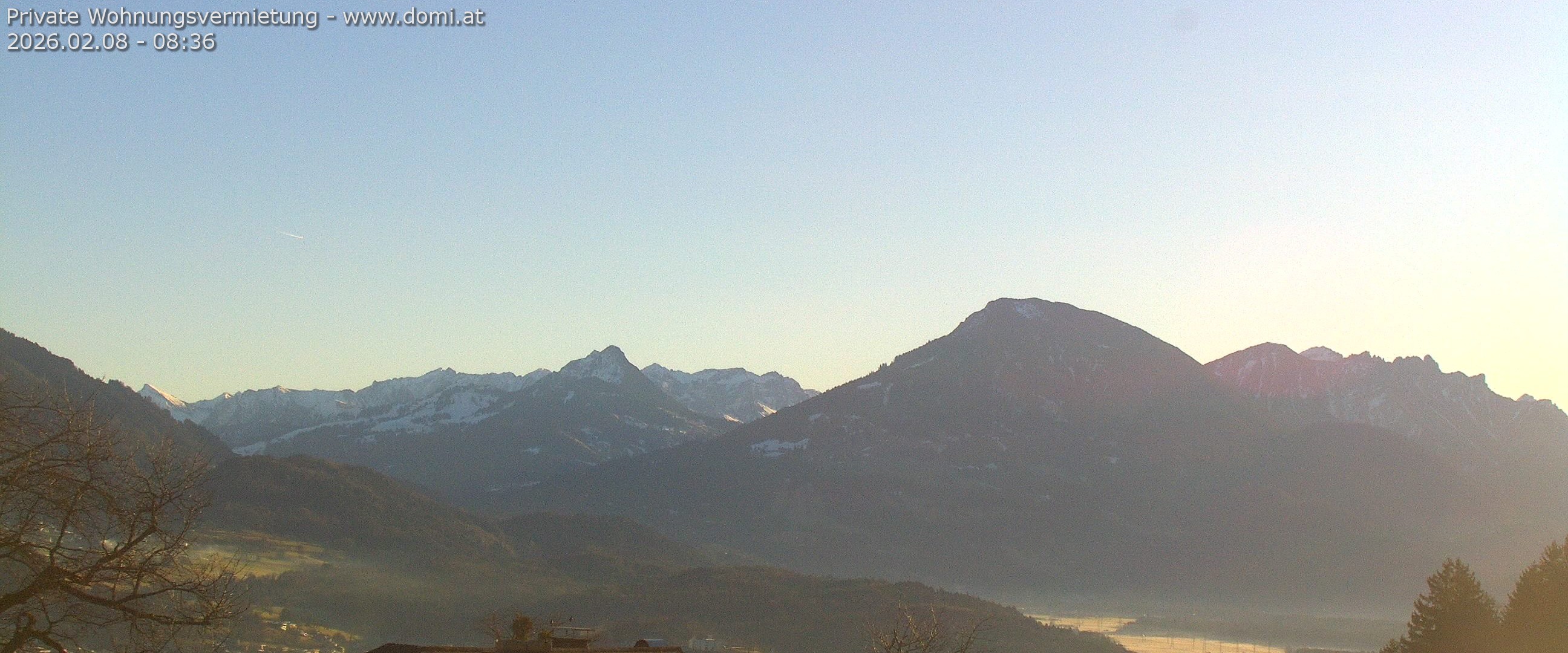 Archiv Foto Webcam Ausblick von Gampelün auf Walgau, Hoher Fraßen und Breithorn
