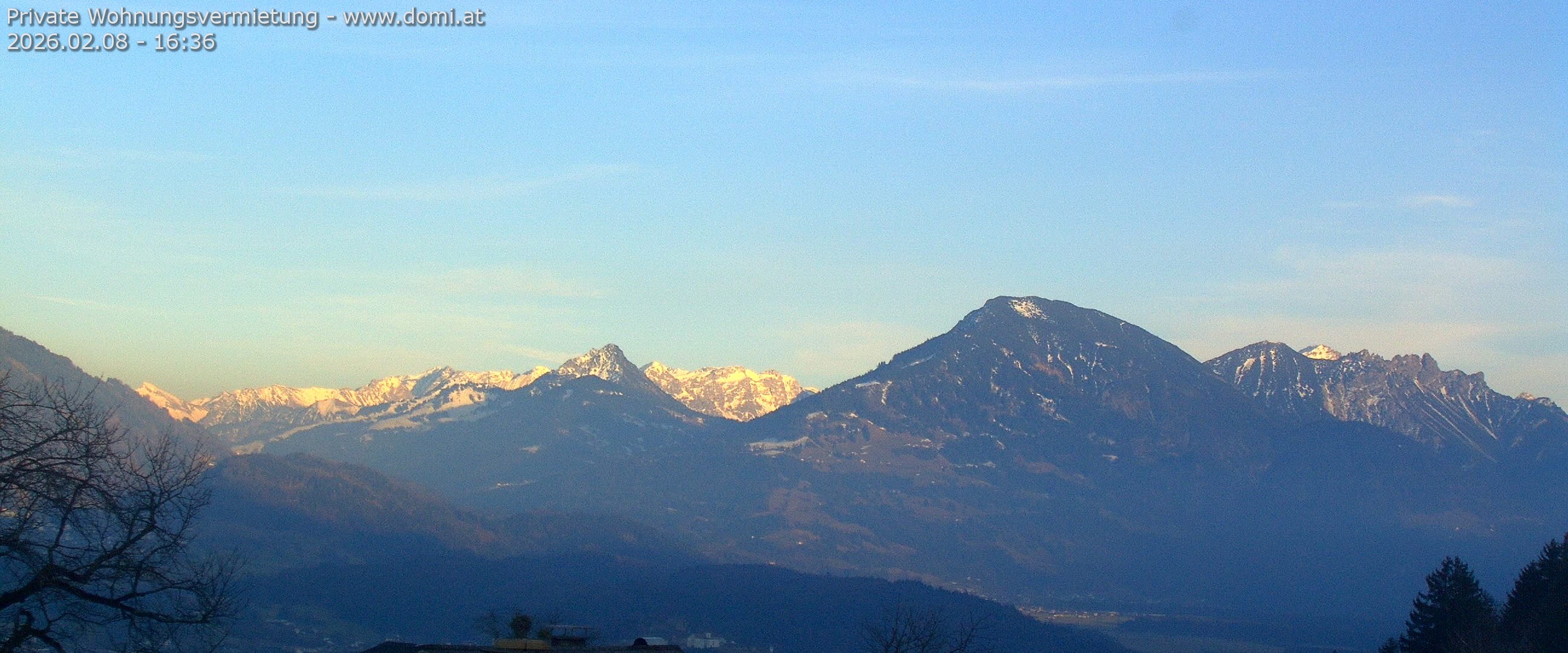 Archiv Foto Webcam Ausblick von Gampelün auf Walgau, Hoher Fraßen und Breithorn