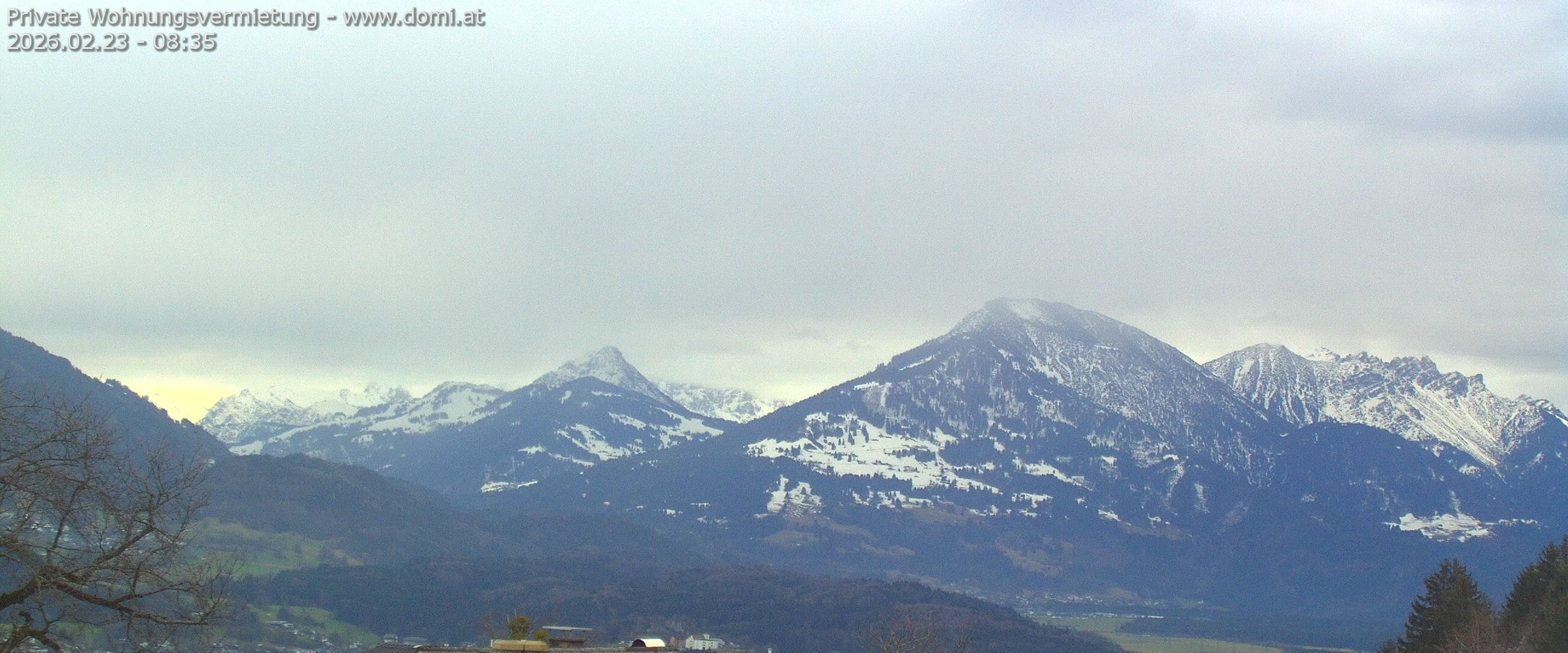 Archiv Foto Webcam Ausblick von Gampelün auf Walgau, Hoher Fraßen und Breithorn