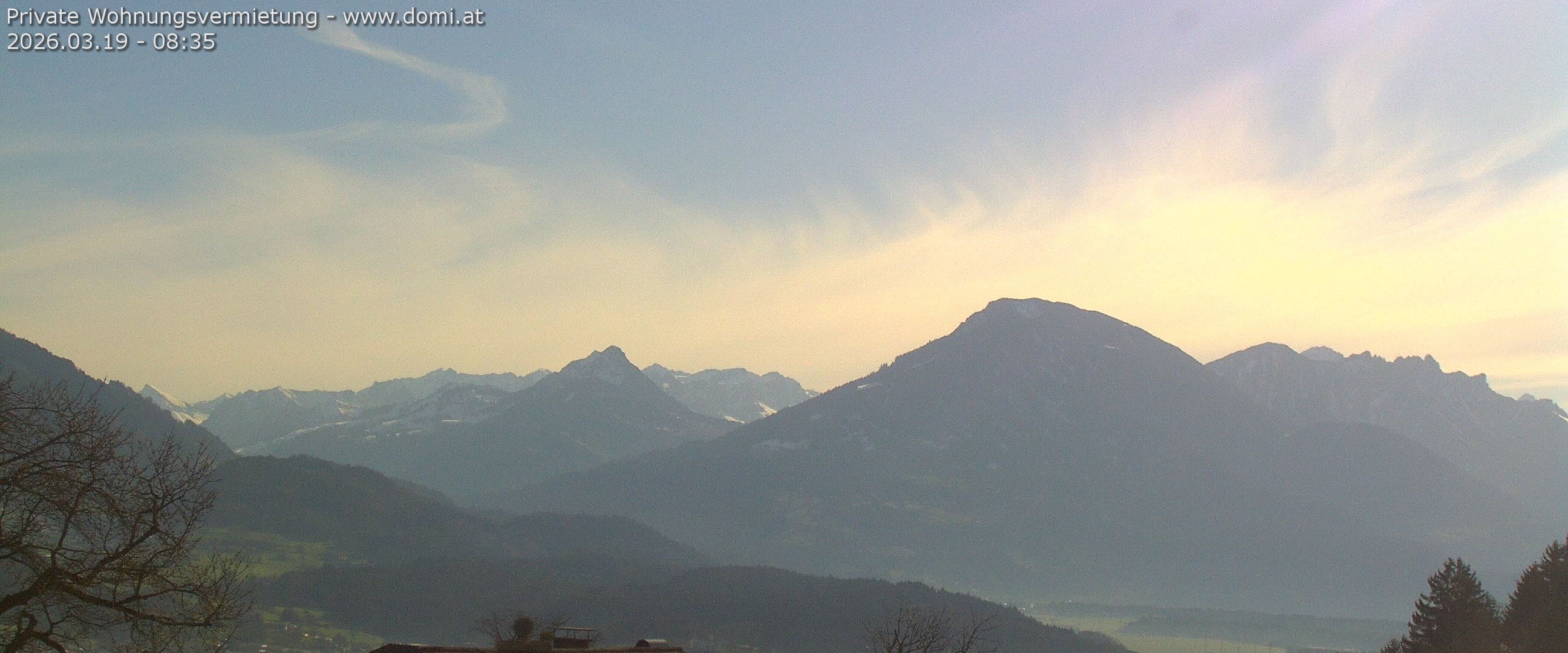 Archiv Foto Webcam Ausblick von Gampelün auf Walgau, Hoher Fraßen und Breithorn