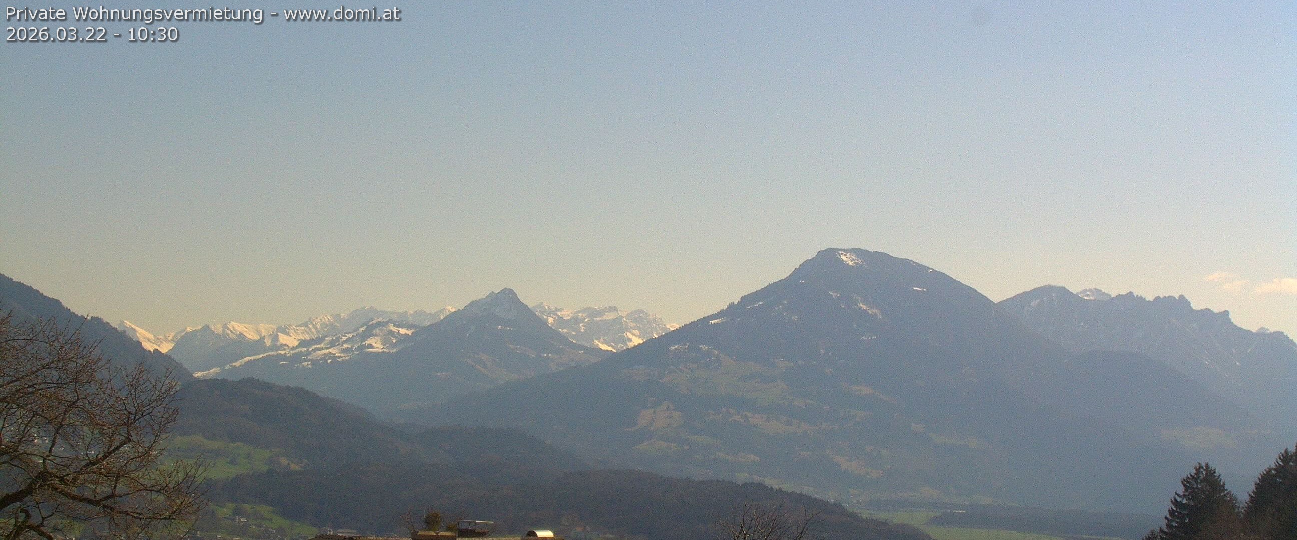 Archiv Foto Webcam Ausblick von Gampelün auf Walgau, Hoher Fraßen und Breithorn