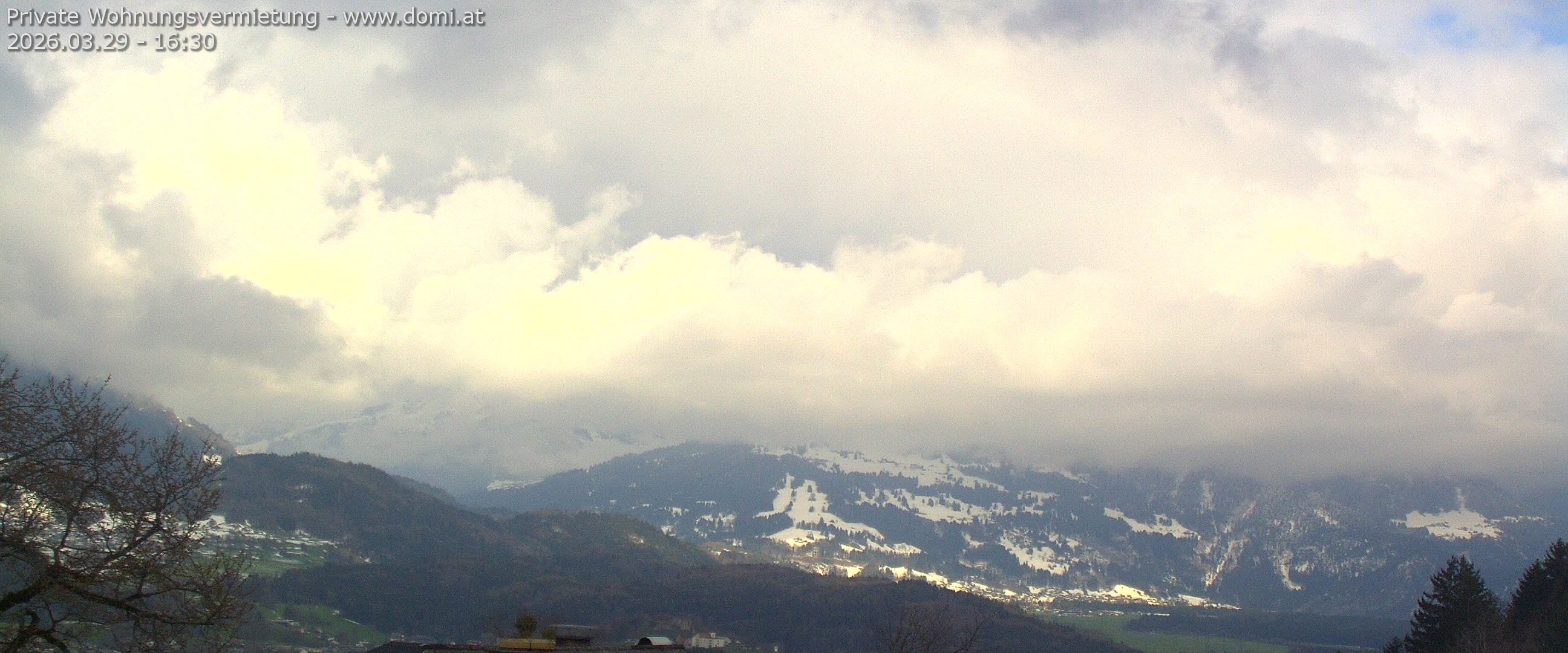Archiv Foto Webcam Ausblick von Gampelün auf Walgau, Hoher Fraßen und Breithorn